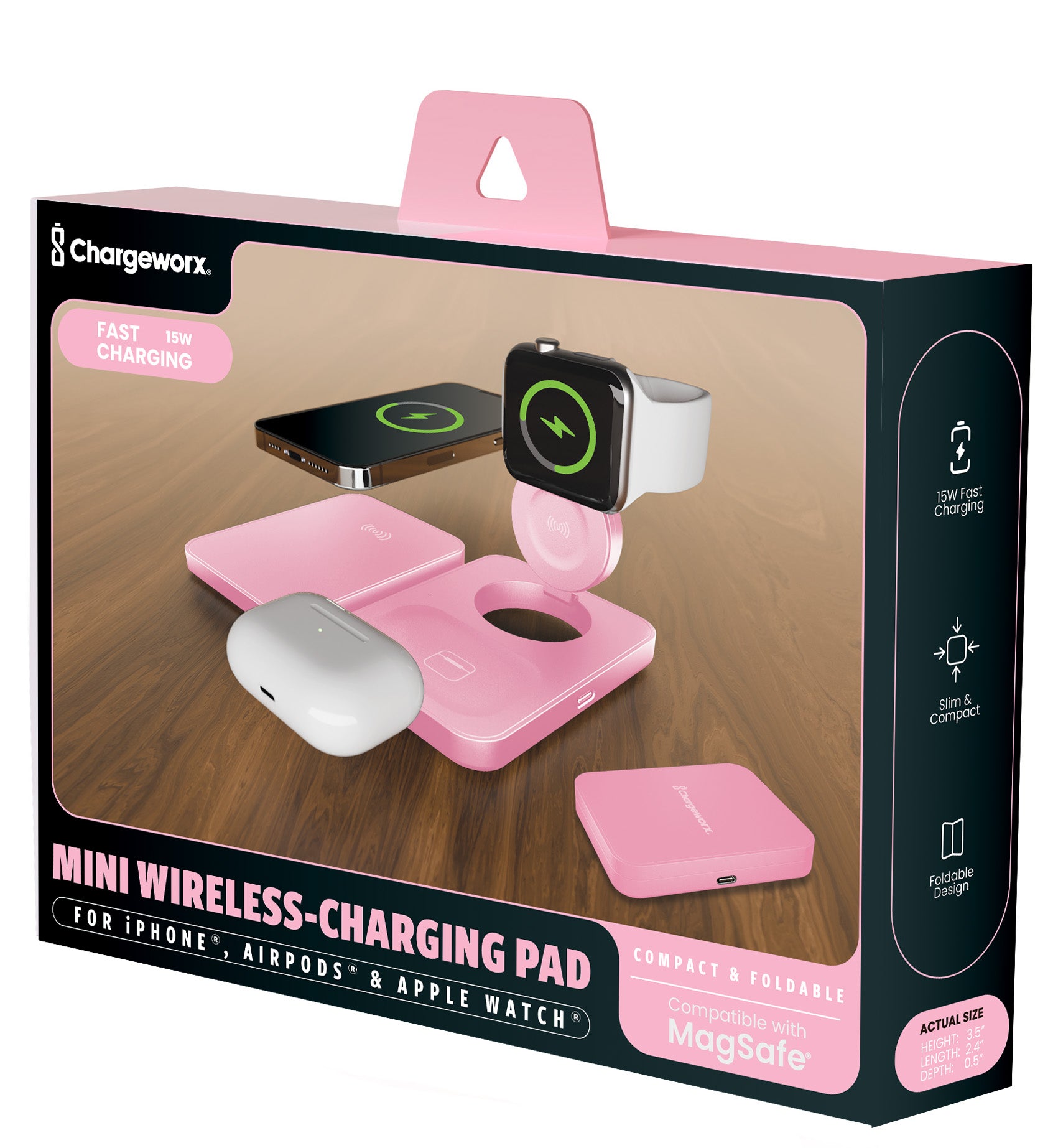 Magsafe Compatible Mini Wireless-Charging Pad for iPhone, Airpods