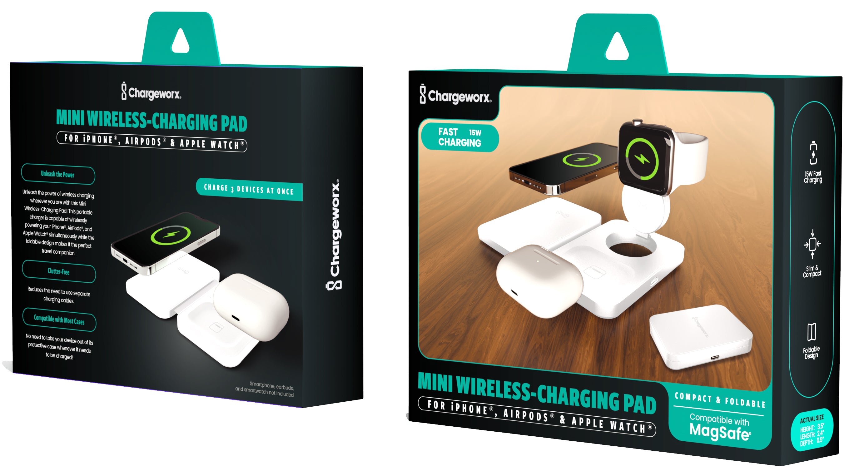 Magsafe Compatible Mini Wireless-Charging Pad for iPhone, Airpods