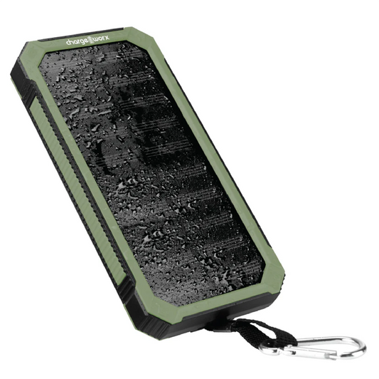 Solar Powered Power Bank - Weatherproof 15,000 mAh